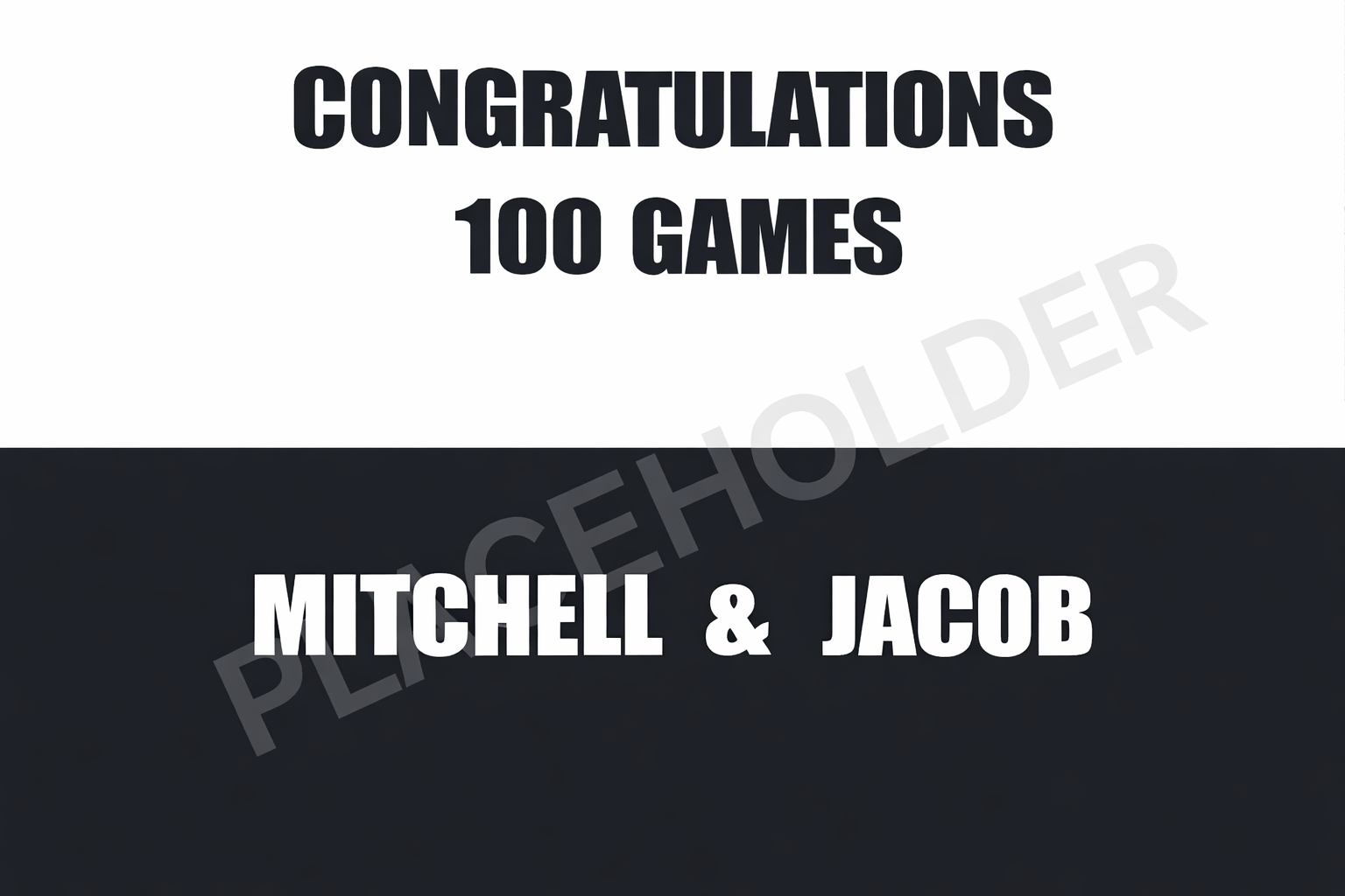 4m x 2m Run Through Footy Banner (4-5 PLAYERS)
