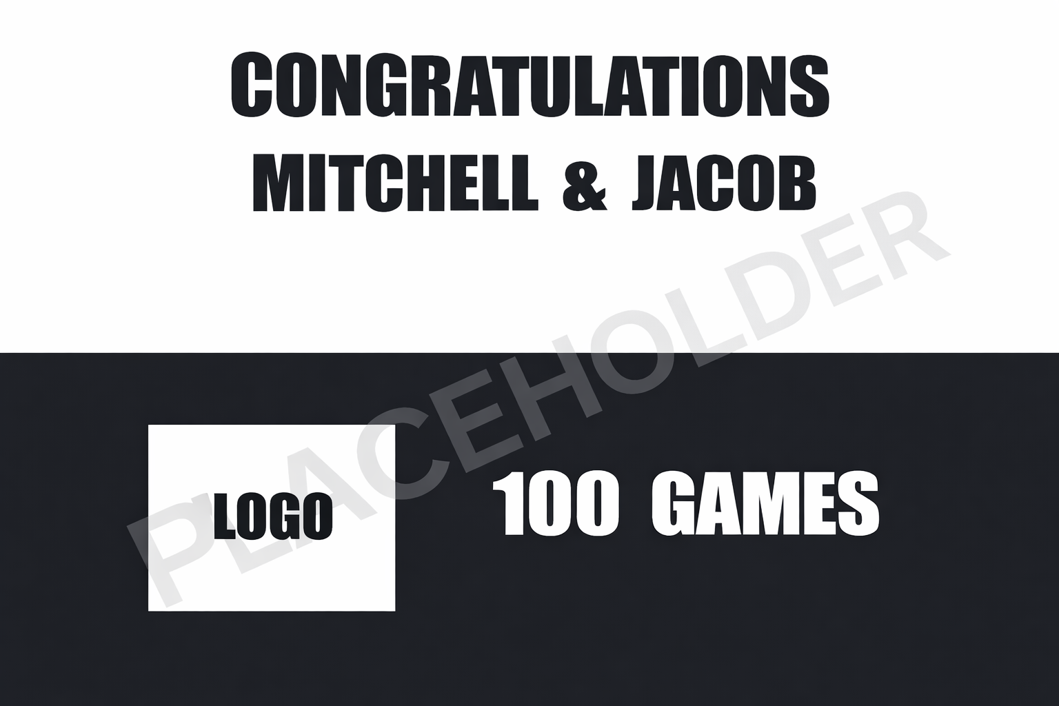 4m x 2m Run Through Footy Banner (4-5 PLAYERS)