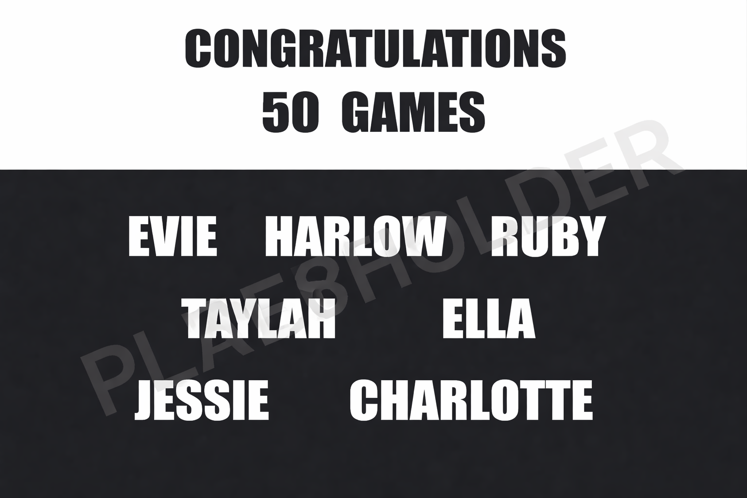 4m x 3m Run Through Footy Banner (6-8 PLAYERS)